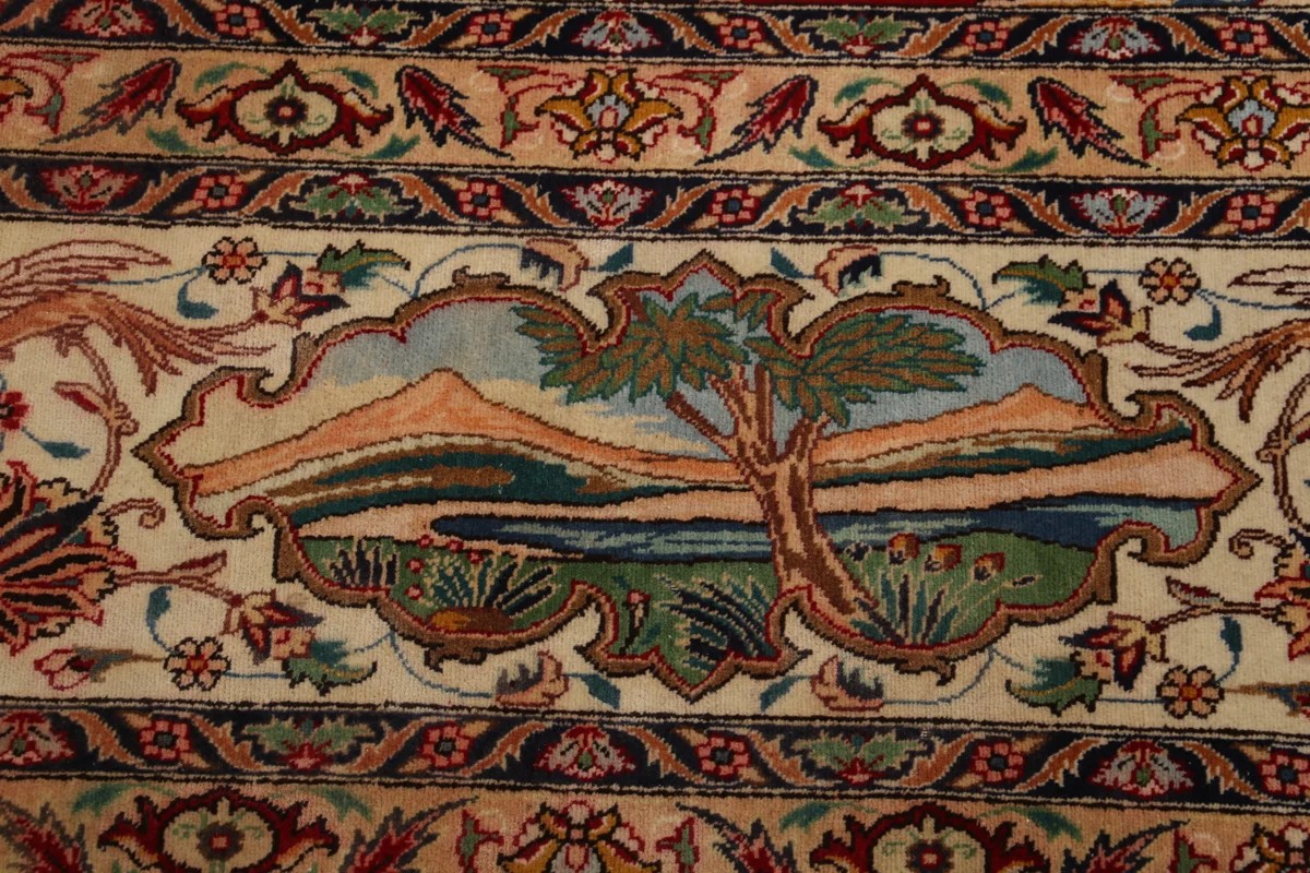 378x660 см, Иран, Табриз, Wool, оранжевый — вид 4