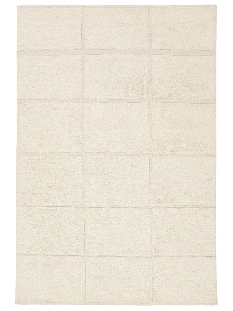 200x300 см, Индия, Современные, Wool, белый