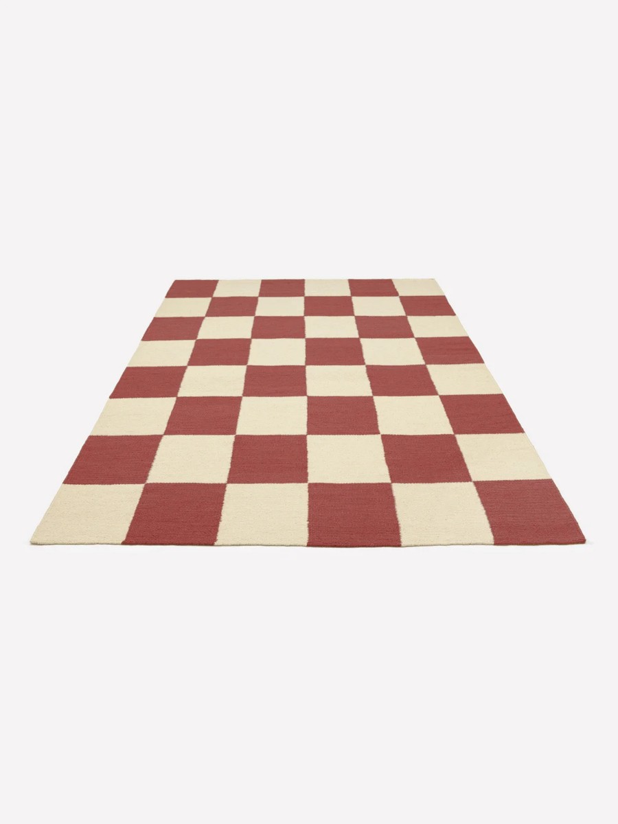 200x300 см, Индия, Современные, is pressed down, красный — вид 2