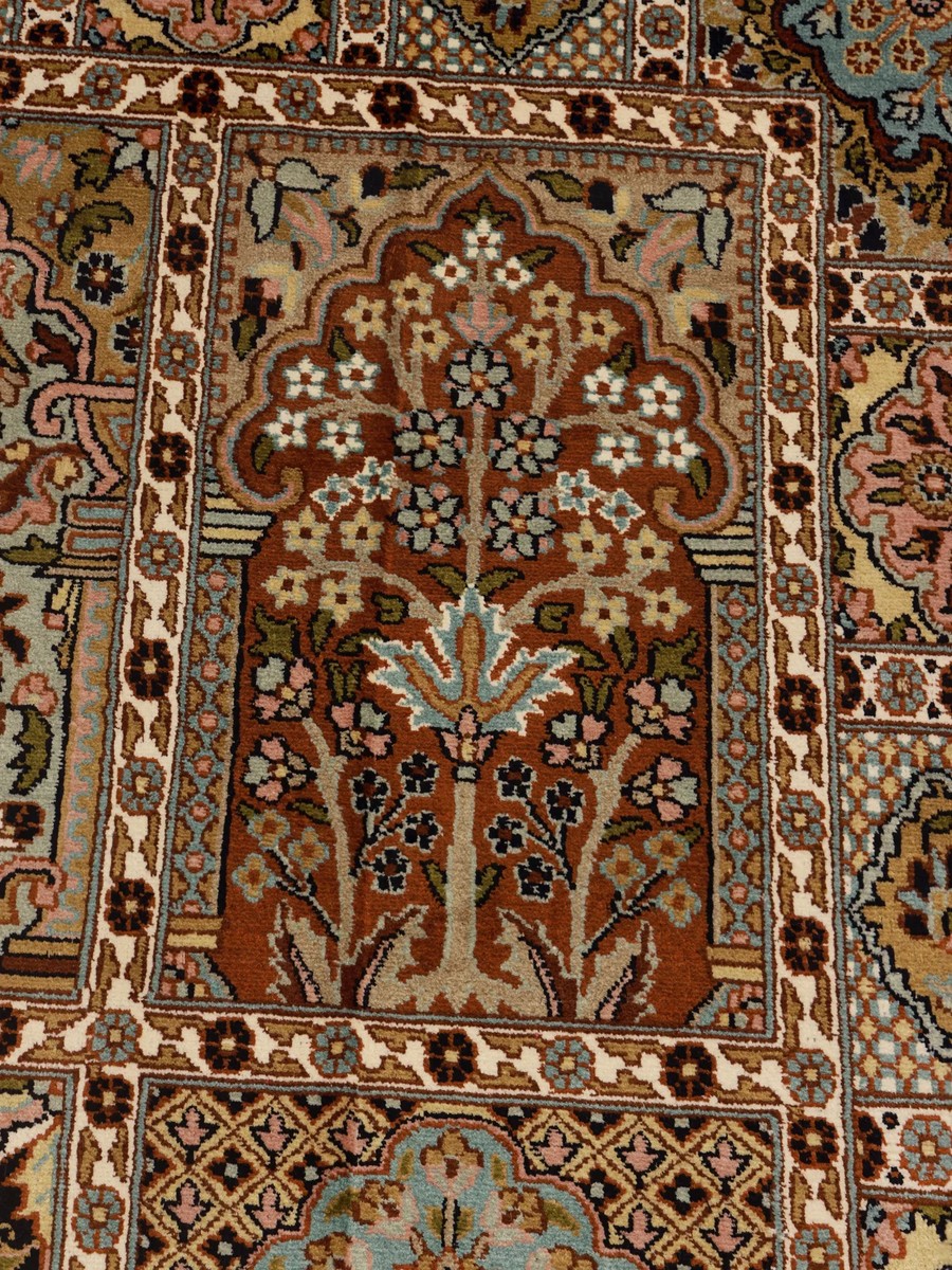 81x121 см, Индия, Шёлк, Silk, коричневый — вид 2