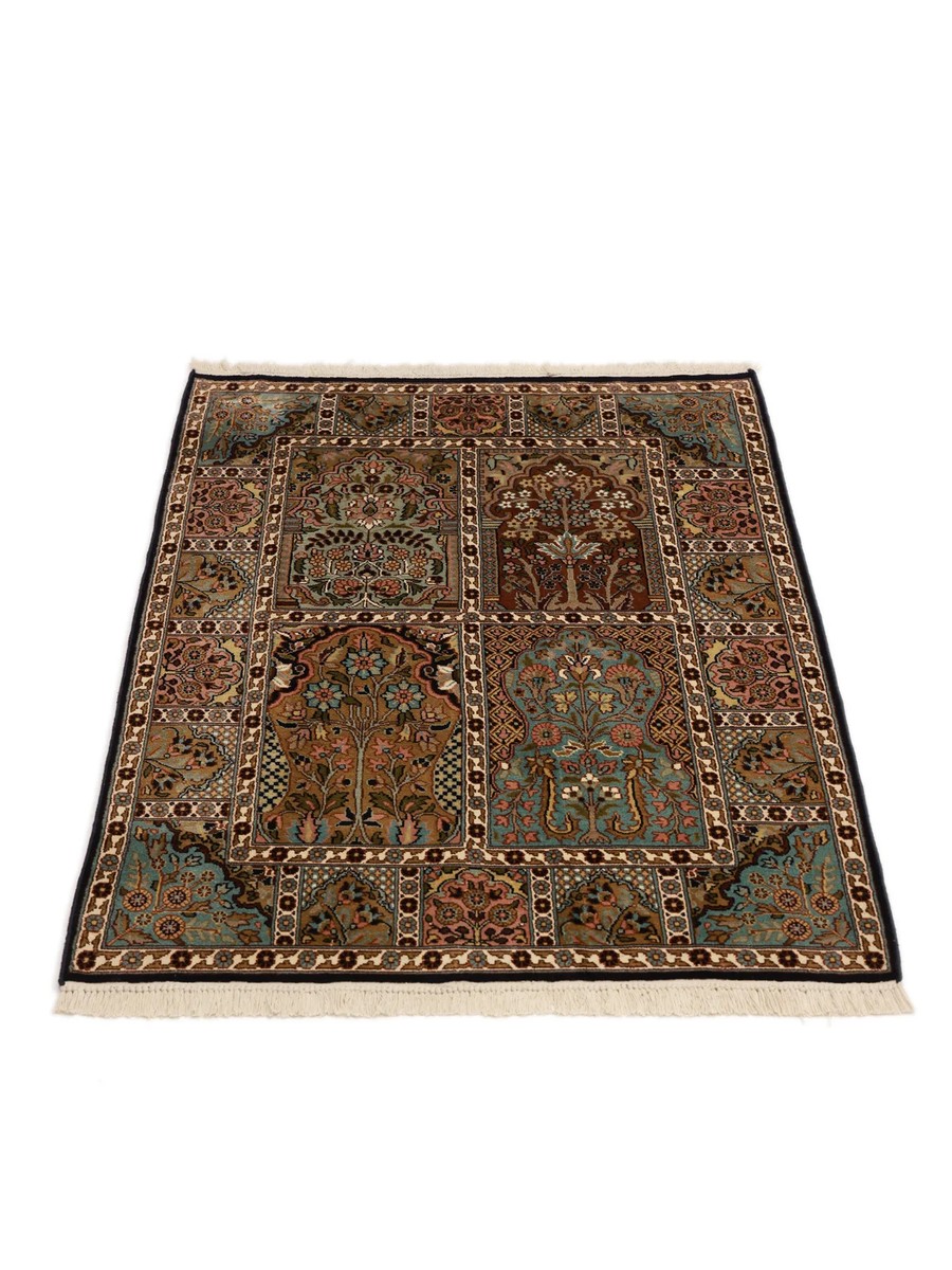 81x121 см, Индия, Шёлк, Silk, коричневый — вид 3