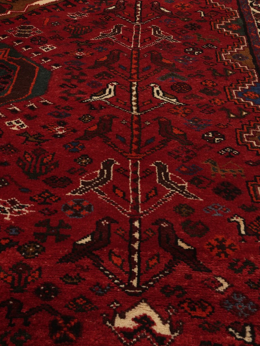 165x278 см, Иран, Кашкай, Wool, чёрный — вид 5