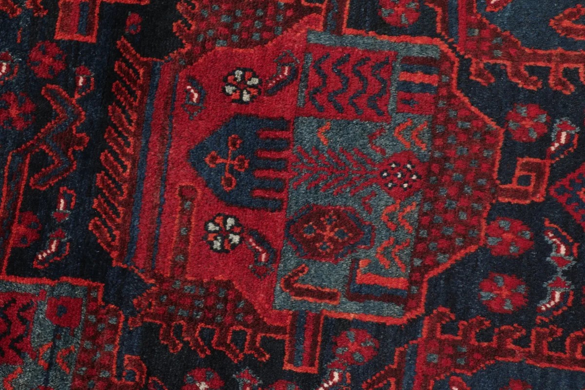 149x318 см, Иран, Восточные, Wool, чёрный — вид 8