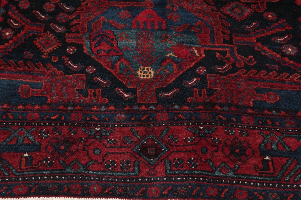 149x318 см, Иран, Восточные, Wool, чёрный — вид 9