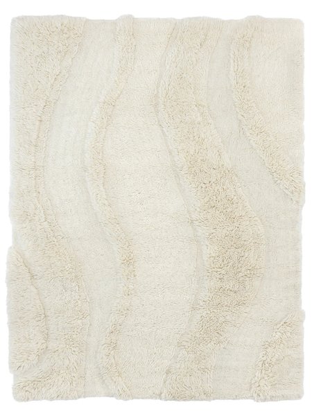 250x350 см, Индия, Шэгги, Wool, белый