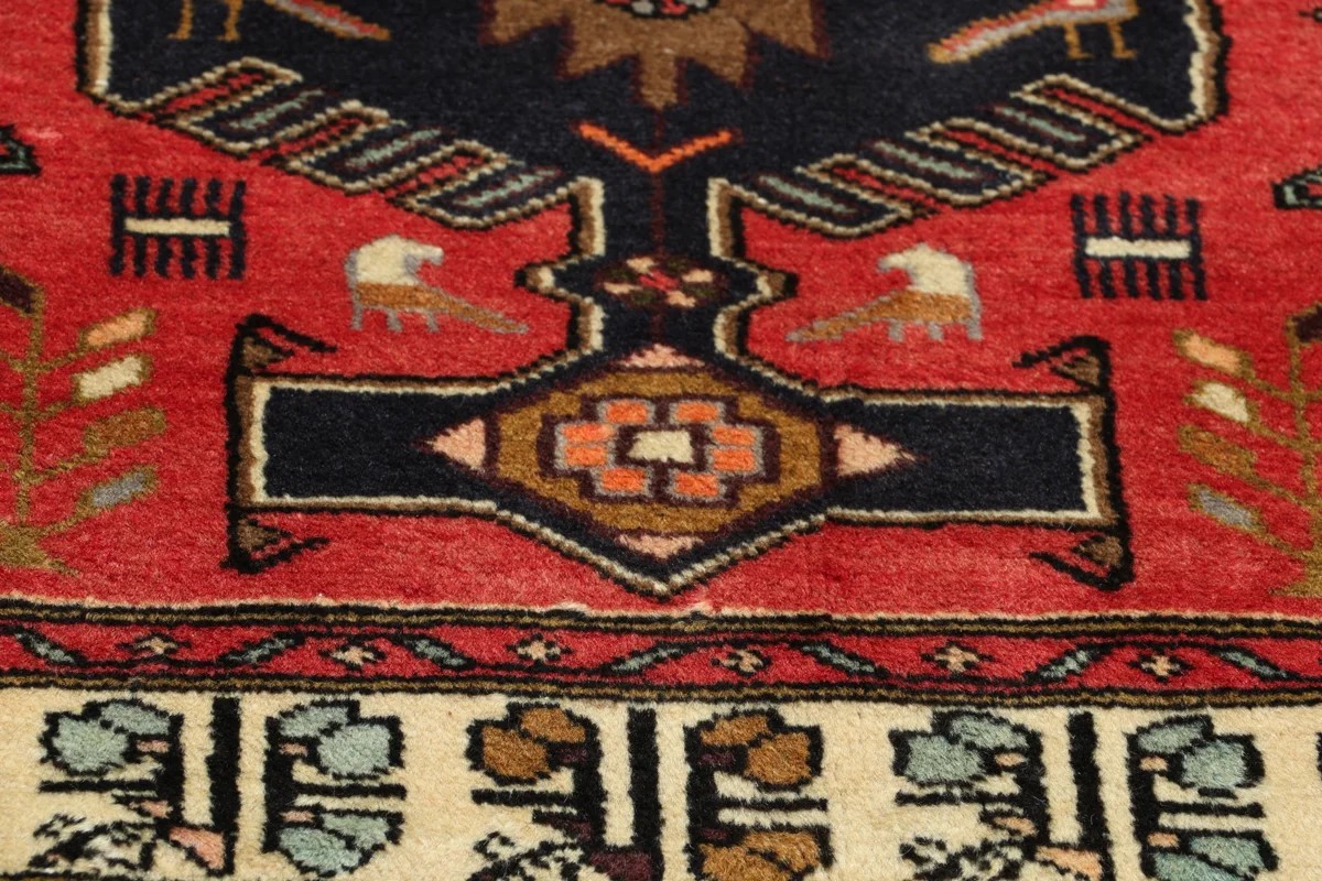 123x188 см, Иран, Хамадан, Wool, чёрный — вид 2