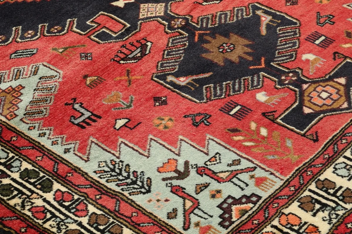 123x188 см, Иран, Хамадан, Wool, чёрный — вид 3