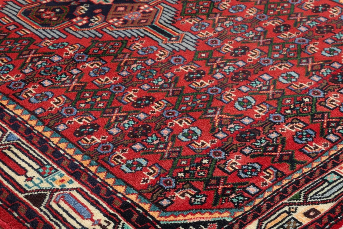 110x160 см, Иран, Хамадан, Wool, чёрный — вид 4