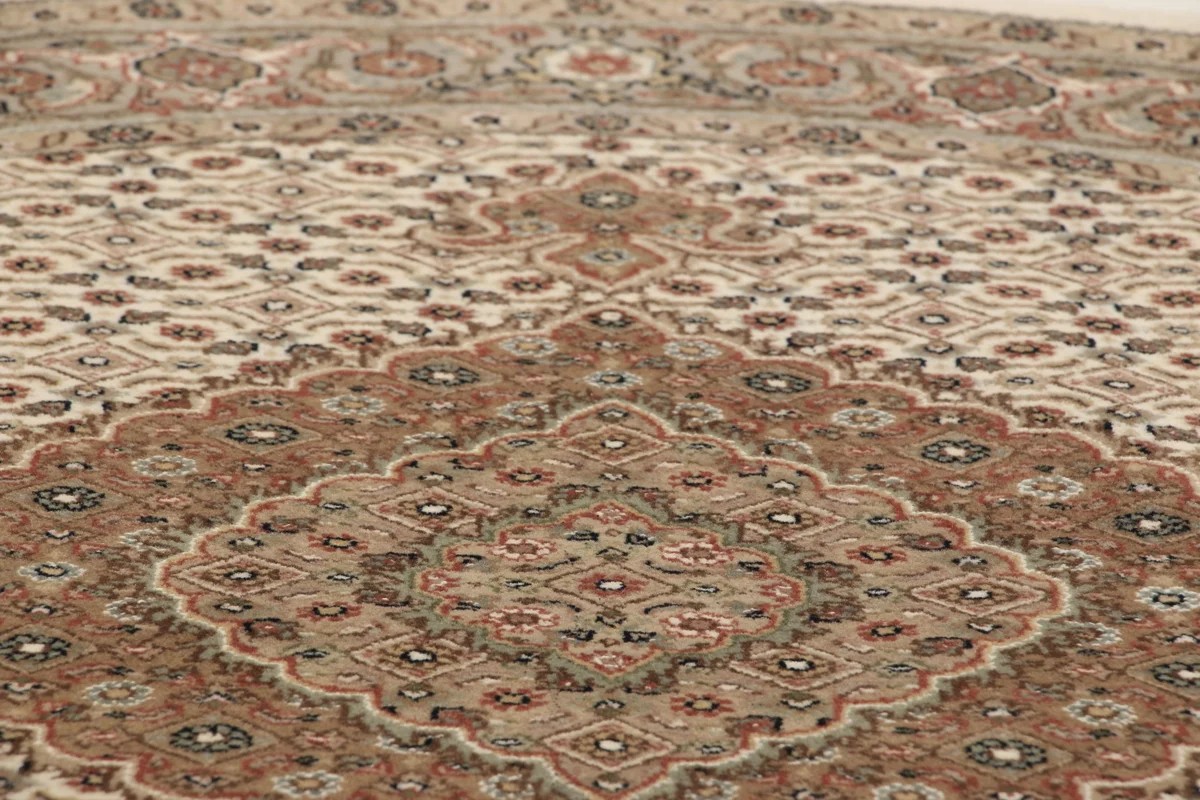 Ø150 см, Индия, Табриз, Wool, чёрный — вид 4