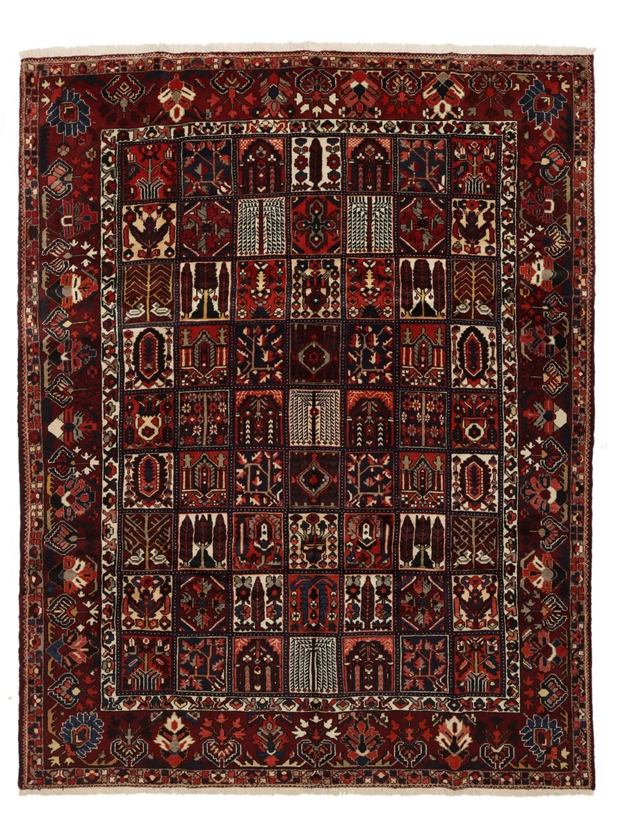 305x377 см, Иран, Бахтиари, Wool, чёрный