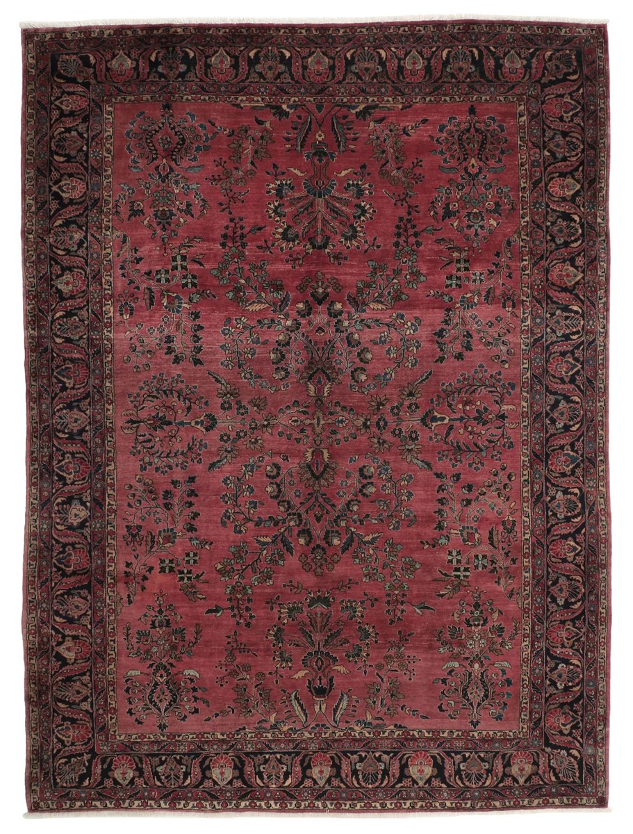 280x372 см, Иран, Сарук, Wool, чёрный