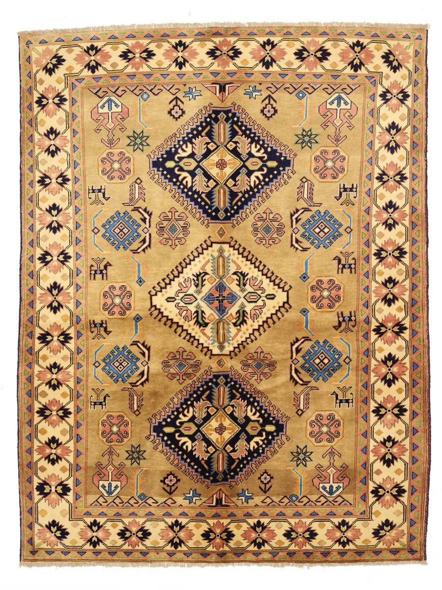150x196 см, Афганистан, Афган / Пакистан, Wool, оранжевый