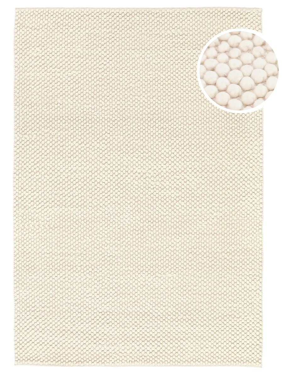 200x300 см, Индия, Современные, Wool, белый