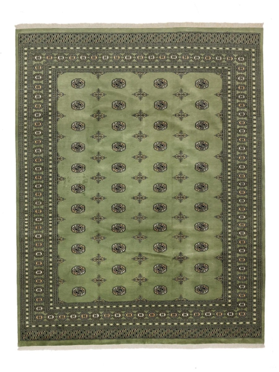 246x312 см, Пакистан, Афган / Пакистан, Wool, чёрный — вид 4