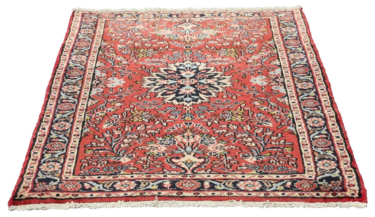 76x125 см, Иран, Хамадан, Wool, красный — вид 4