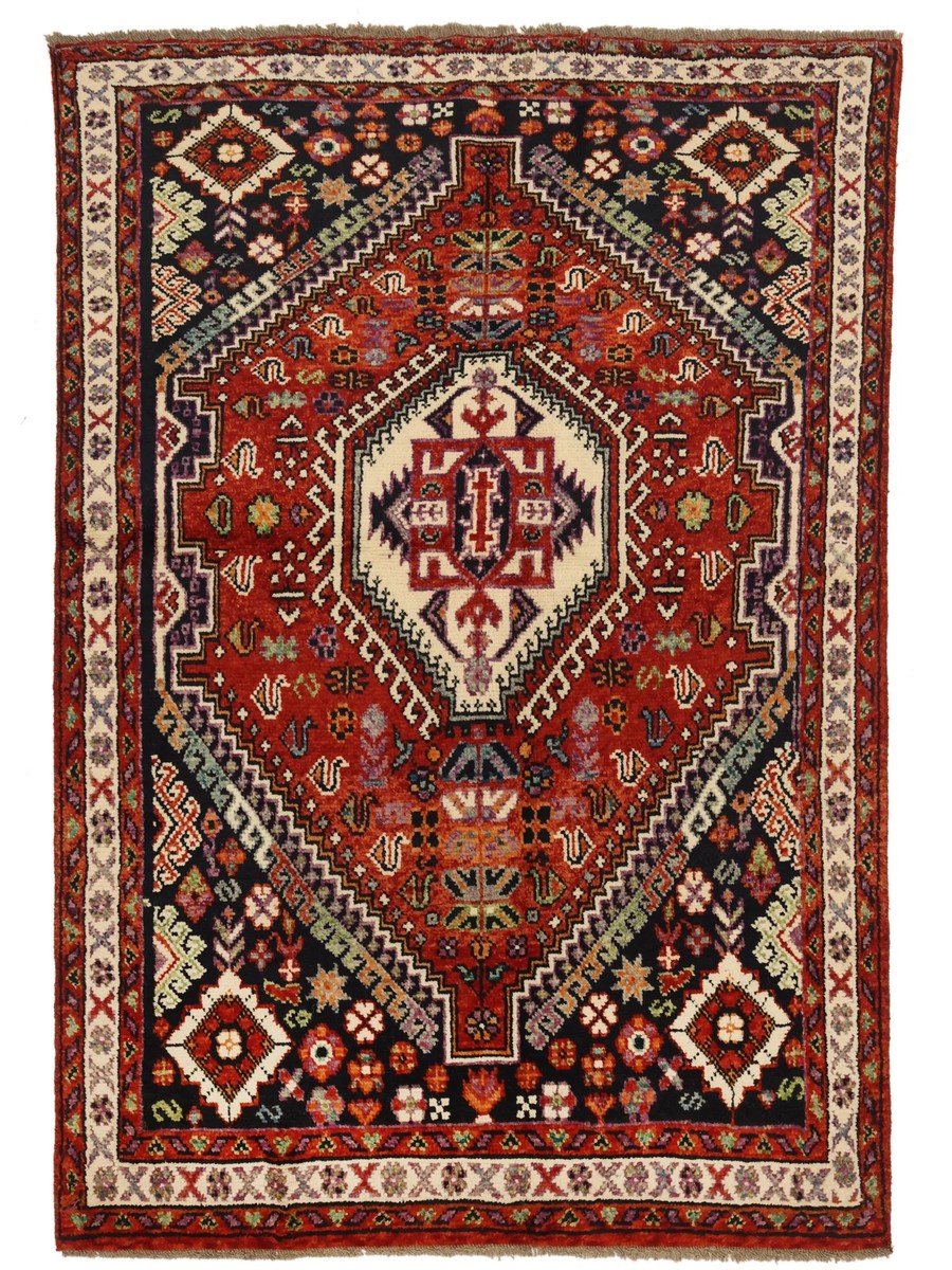 138x200 см, Афганистан, Казак, Wool, чёрный