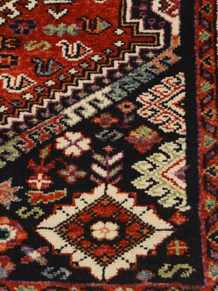 138x200 см, Афганистан, Казак, Wool, чёрный — вид 3