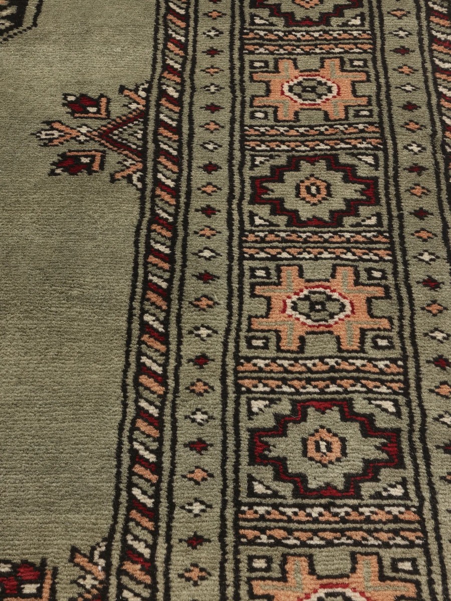 140x210 см, Пакистан, Афган / Пакистан, Wool, жёлтый — вид 2