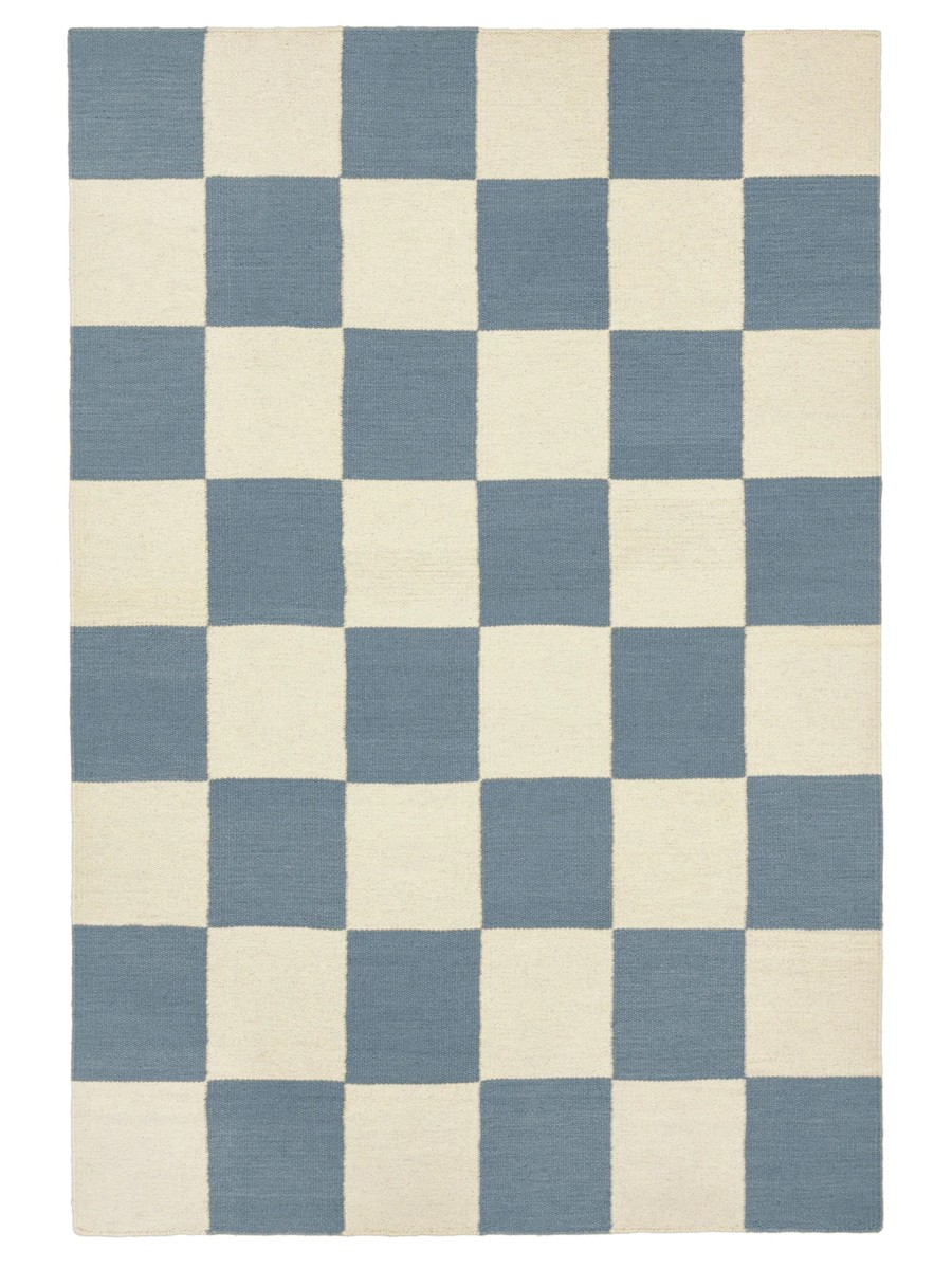 160x230 см, Индия, Современные, 80% Wool, синий