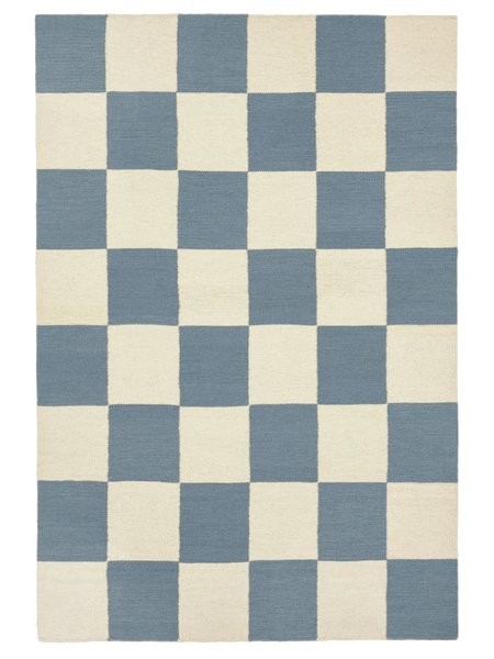 160x230 см, Индия, Современные, 80% Wool, синий