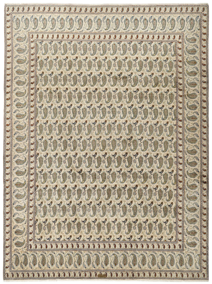 300x396 см, Иран, Кашан, Wool, оранжевый
