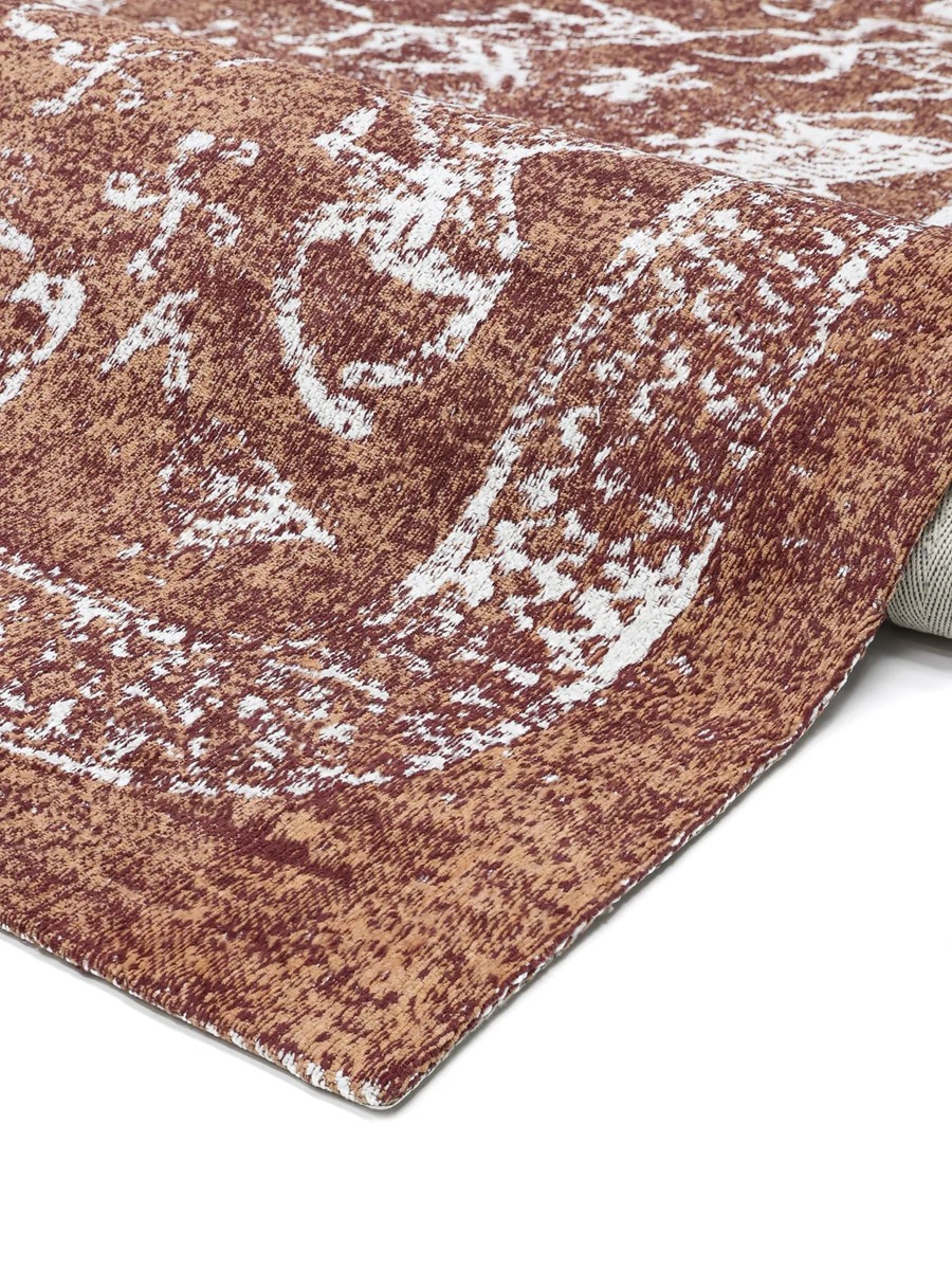 160x230 см, Индия, Современные, 90% Cotton, красный — вид 2