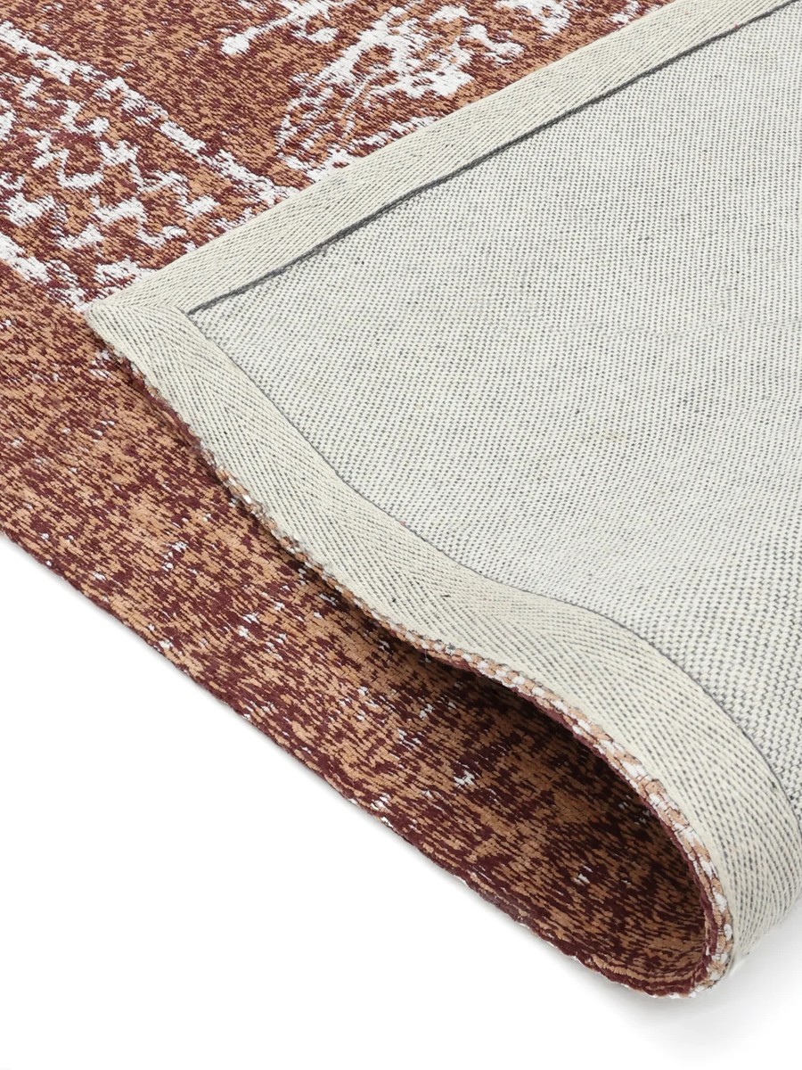 160x230 см, Индия, Современные, 90% Cotton, красный — вид 5