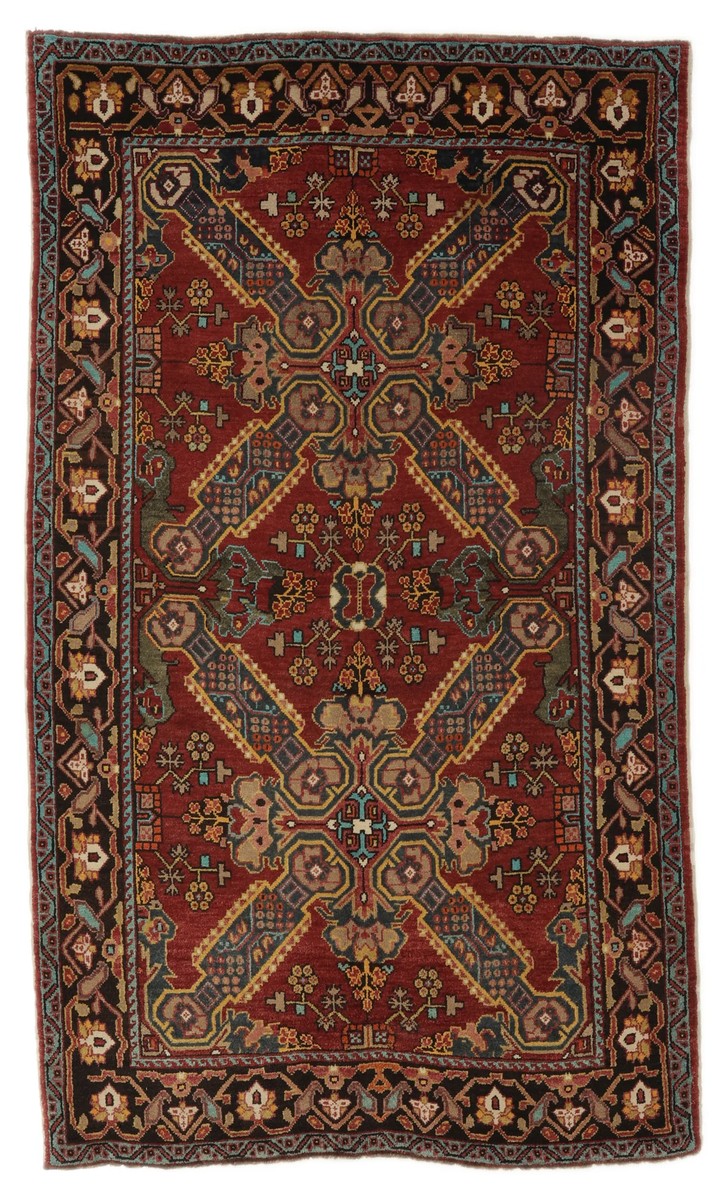 127x216 см, Восточные, Wool, чёрный