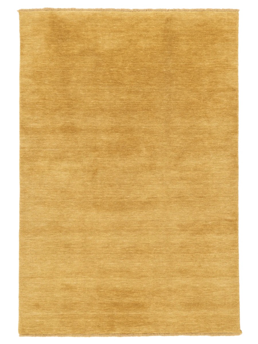 200x300 см, Индия, Современные, Wool, горчичный