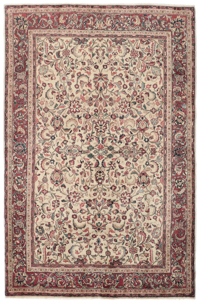 161x245 см, Иран, Машад, Wool, бежевый