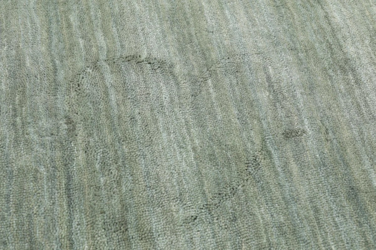 Ø250 см, Индия, Однотонные, Wool, зелёный — вид 4