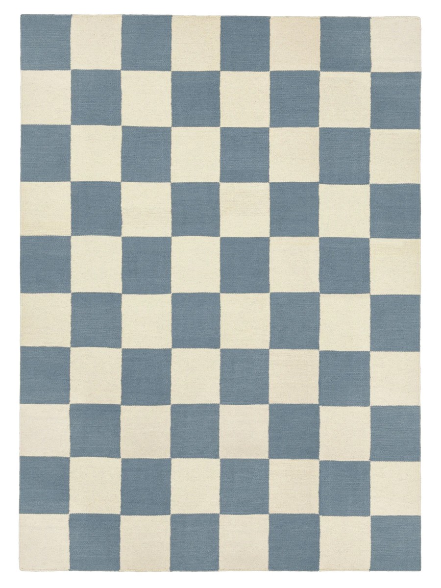 250x350 см, Индия, Современные, 80% Wool, синий