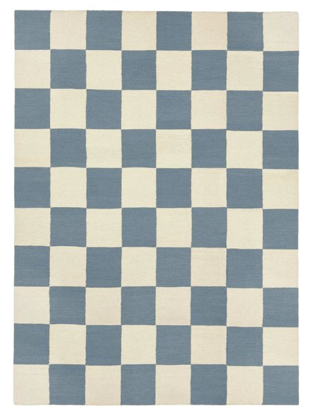 250x350 см, Индия, Современные, 80% Wool, синий