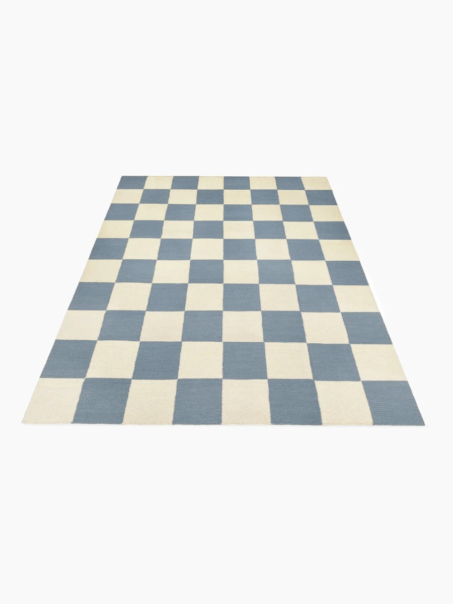 250x350 см, Индия, Современные, 80% Wool, синий — вид 2