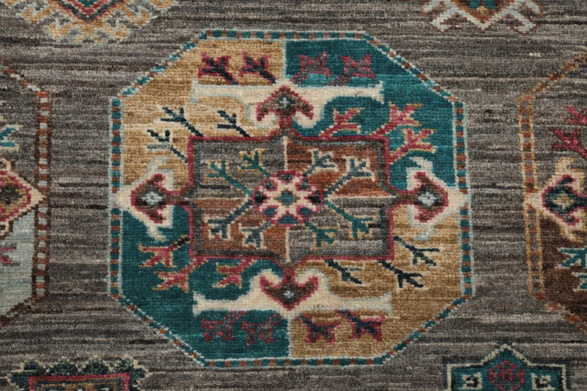 247x312 см, Афганистан, Зиглер, Wool, коричневый — вид 4