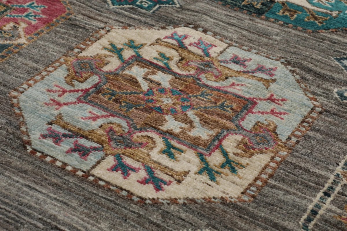 247x312 см, Афганистан, Зиглер, Wool, коричневый — вид 6
