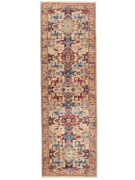 79x253 см, Афганистан, Казак, Wool, оранжевый
