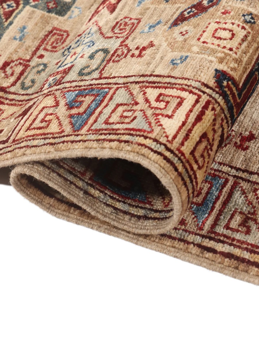 79x253 см, Афганистан, Казак, Wool, оранжевый — вид 5