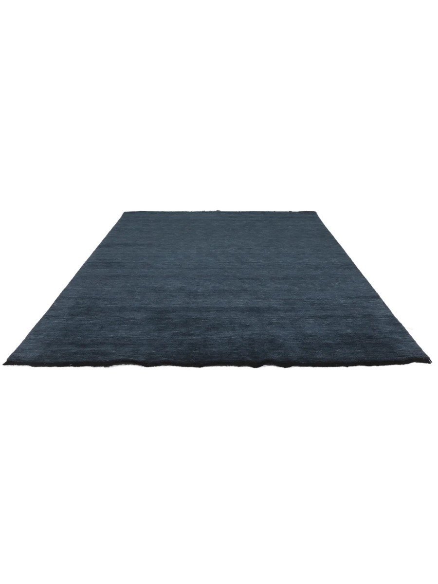 200x250 см, Индия, Однотонные, Wool, тёмно-синий — вид 2