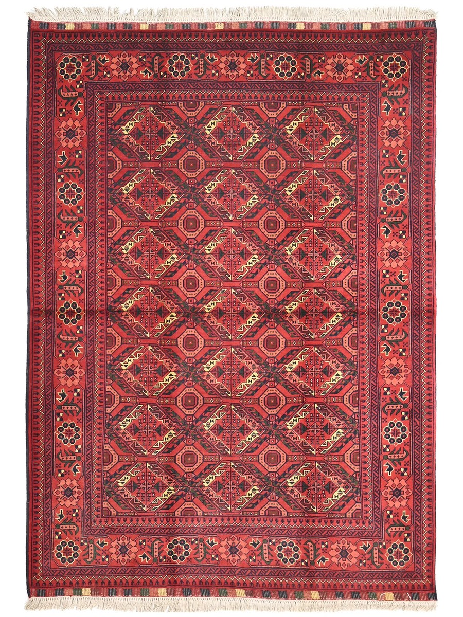 153x203 см, Афганистан, Афган / Пакистан, Wool, чёрный