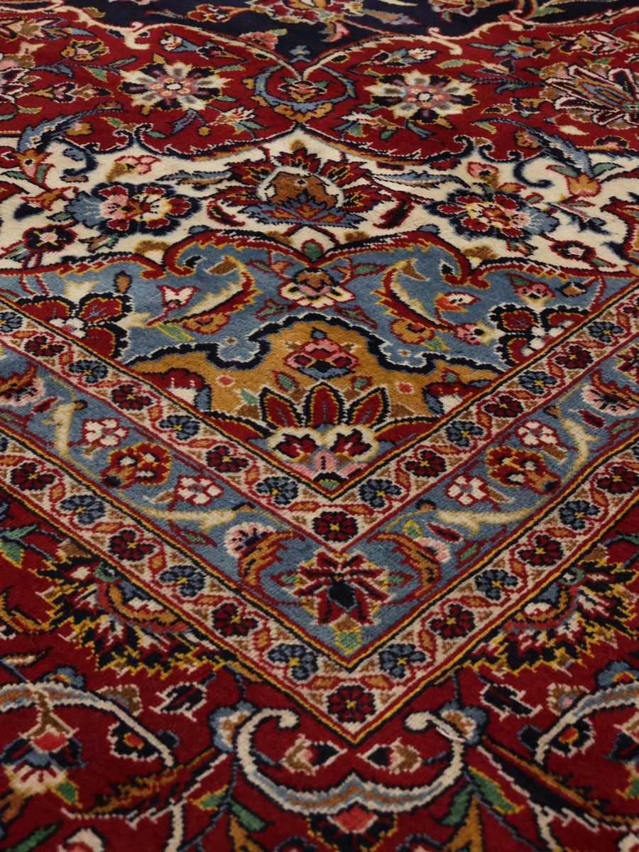 346x490 см, Иран, Кашан, Wool, красный — вид 4