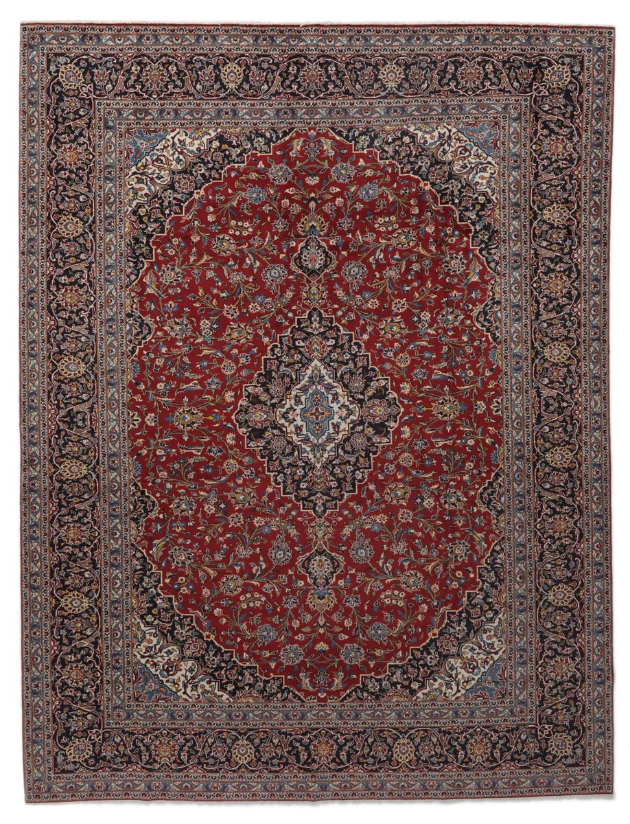 292x414 см, Иран, Кашан, Wool, чёрный