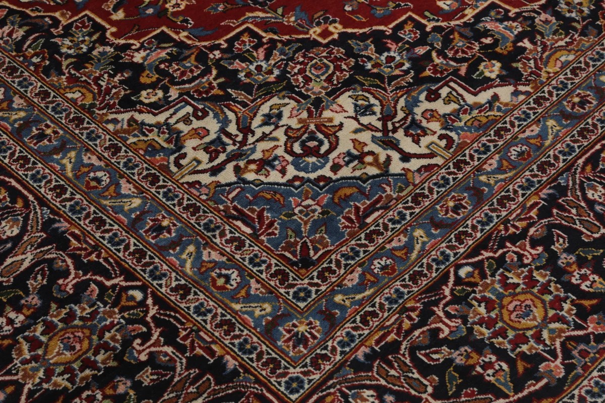 292x414 см, Иран, Кашан, Wool, чёрный — вид 4