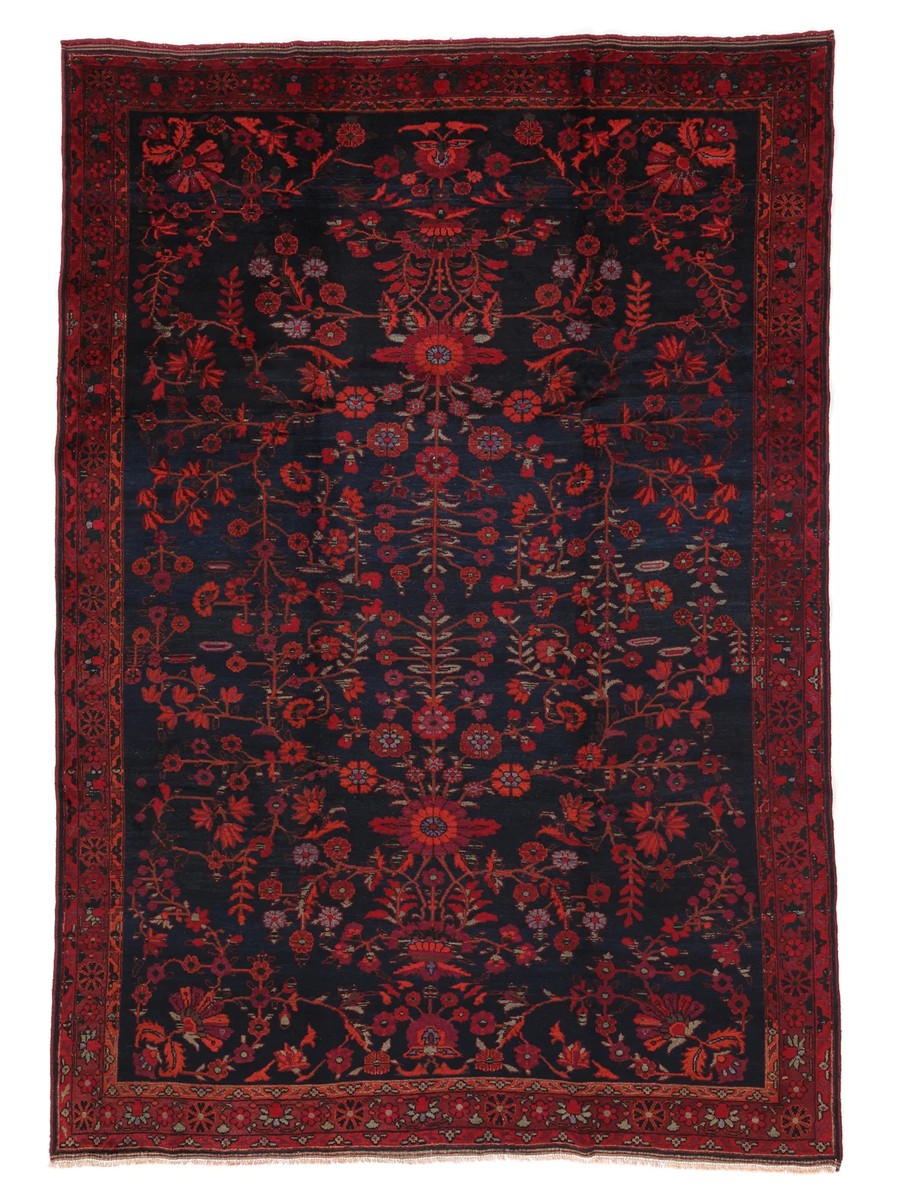 201x284 см, Иран, Восточные, Wool, чёрный — вид 2