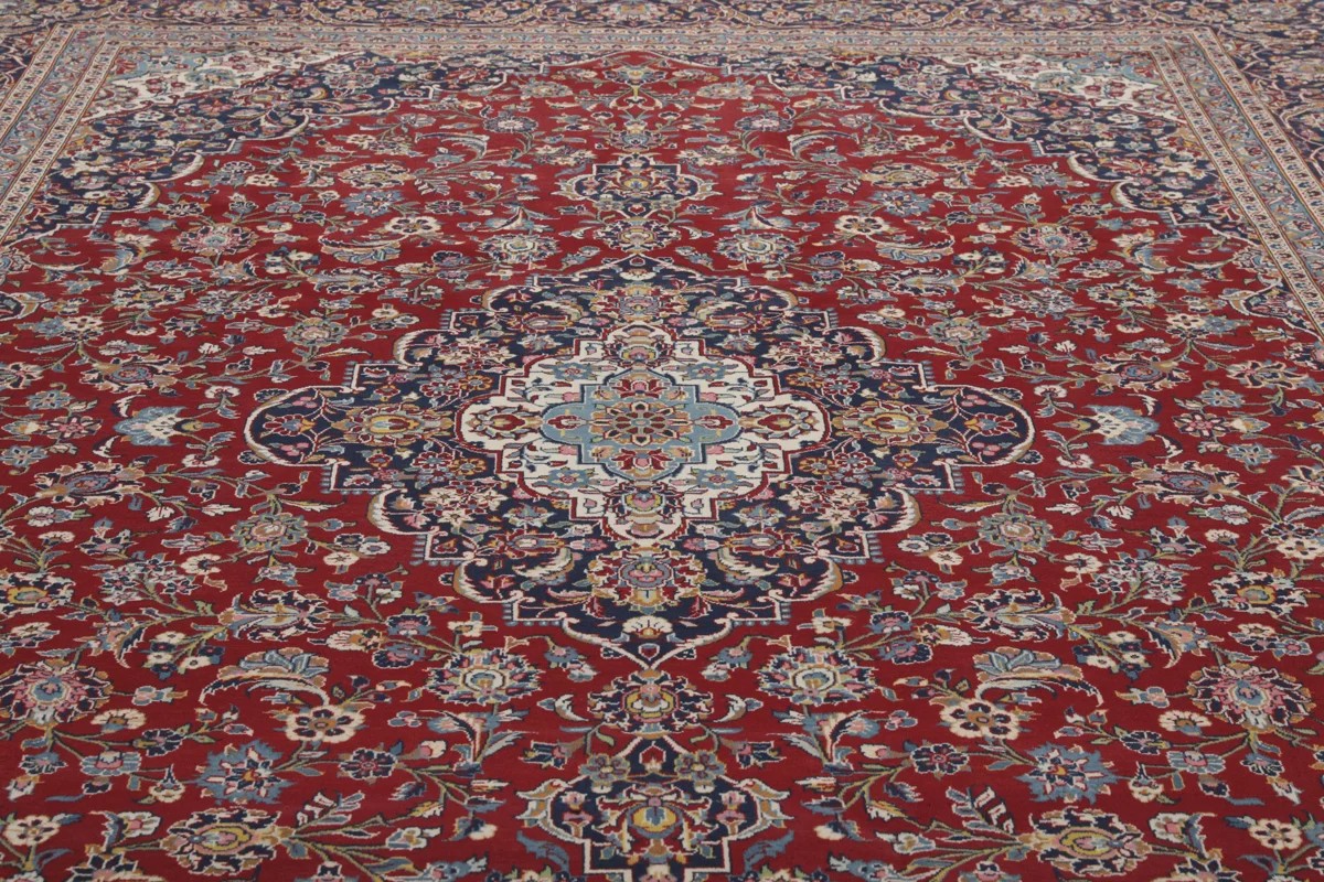 284x400 см, Иран, Кашан, Wool, красный