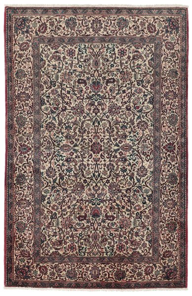 136x208 см, Иран, Кашан, Wool, чёрный