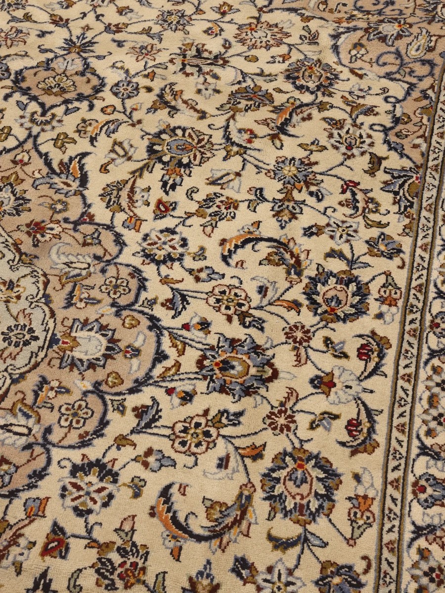 242x356 см, Иран, Кашан, Wool, оранжевый — вид 4