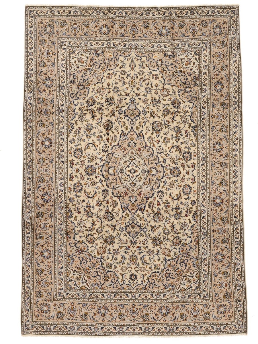 242x356 см, Иран, Кашан, Wool, оранжевый — вид 7