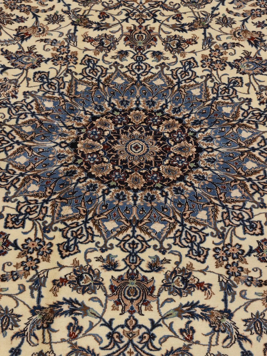 260x383 см, Иран, Наин, Wool, коричневый — вид 4