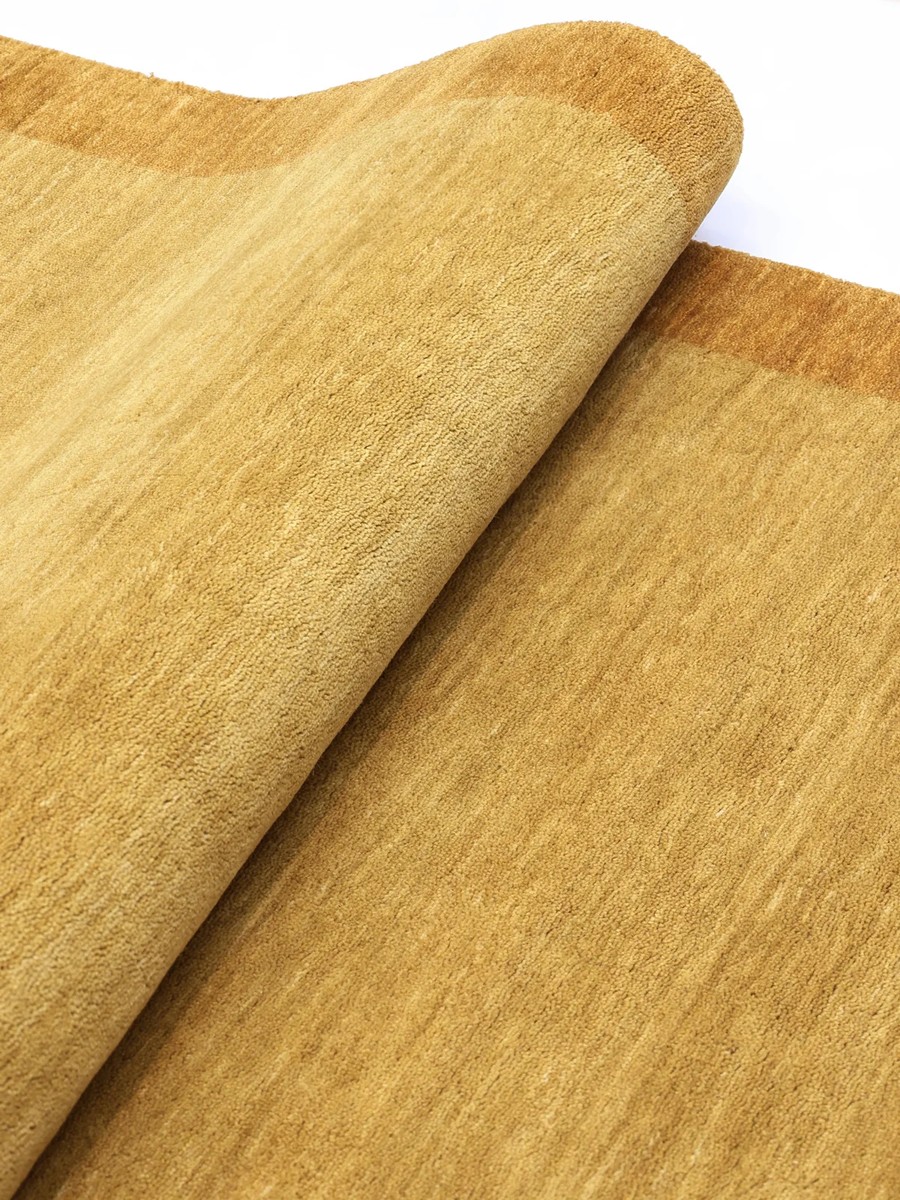 250x300 см, Индия, Однотонные, Wool, жёлтый — вид 5